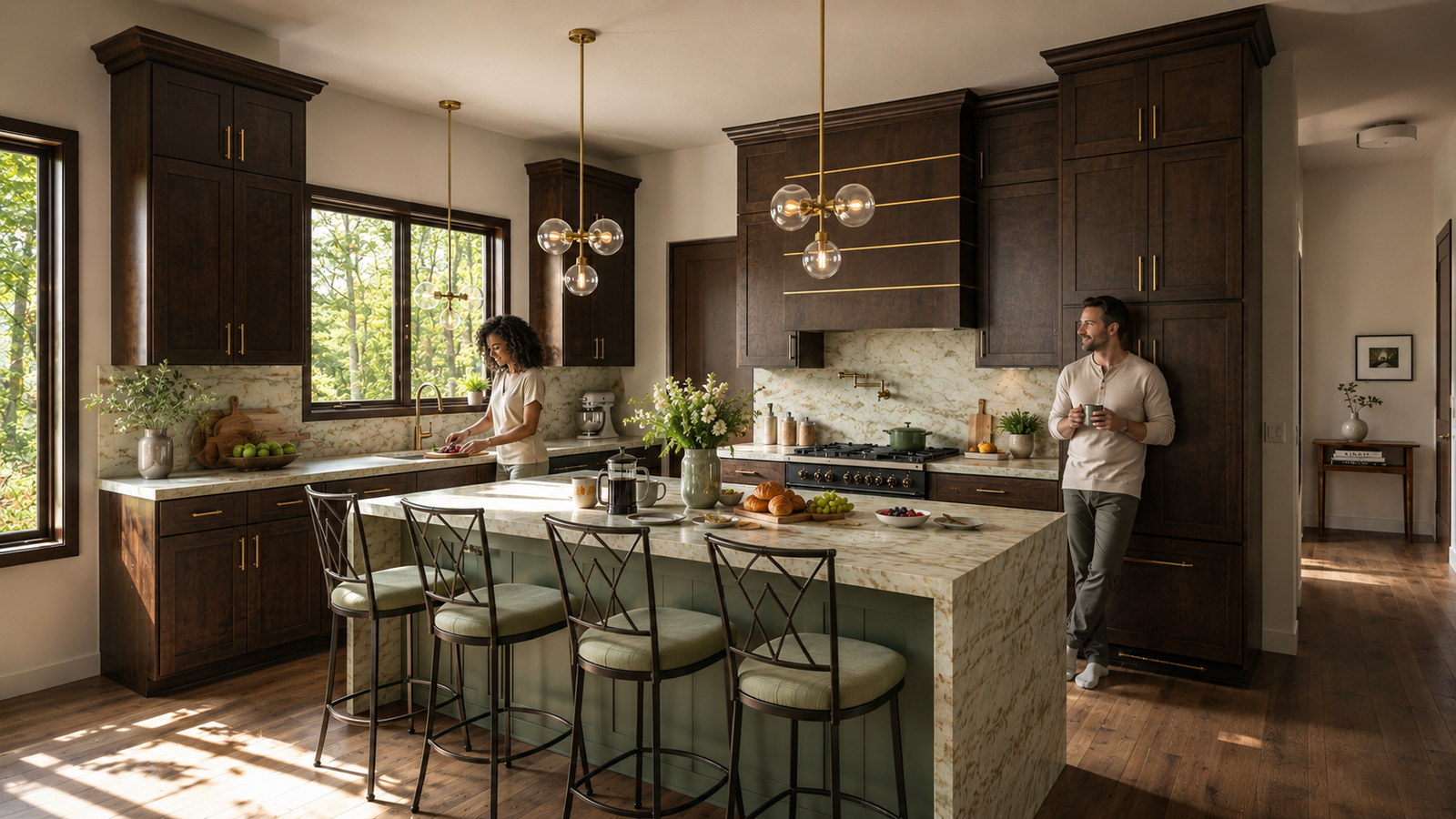 Kitchen designed by Evolution Design Group