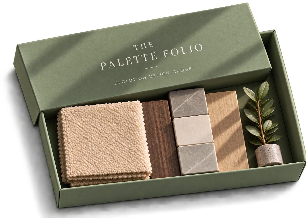 Boxed edition with material samples