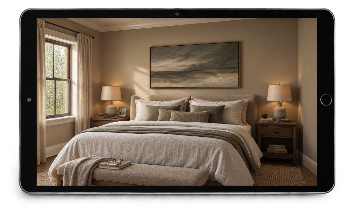 Palette shown on a tablet